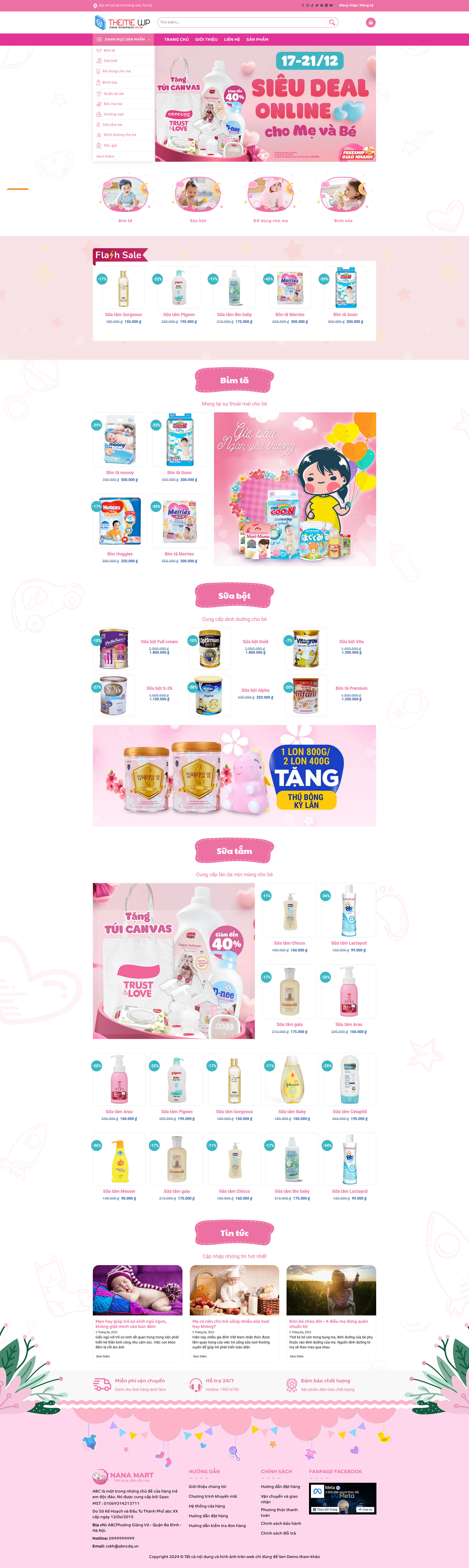 Thời Trang Bỉm Tả Sữa Baby 2