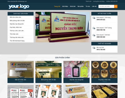 Dịch Vụ Làm Biển Chức Danh, Thẻ Văn Phòng