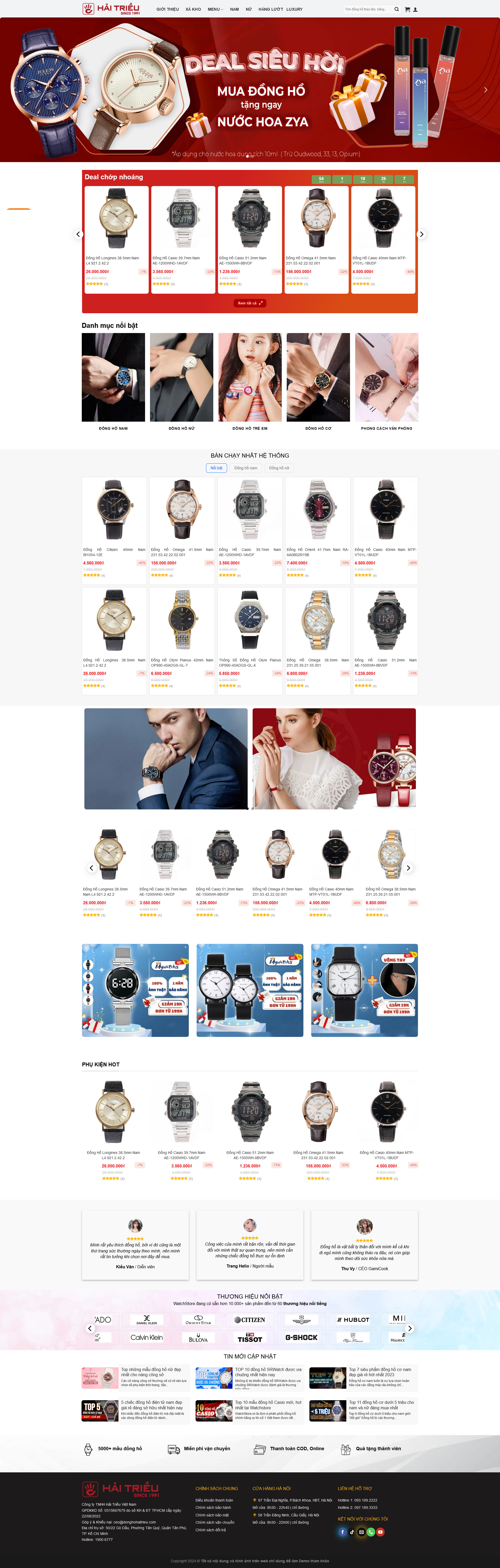 Shop Bán Đồng Hồ Cao Cấp