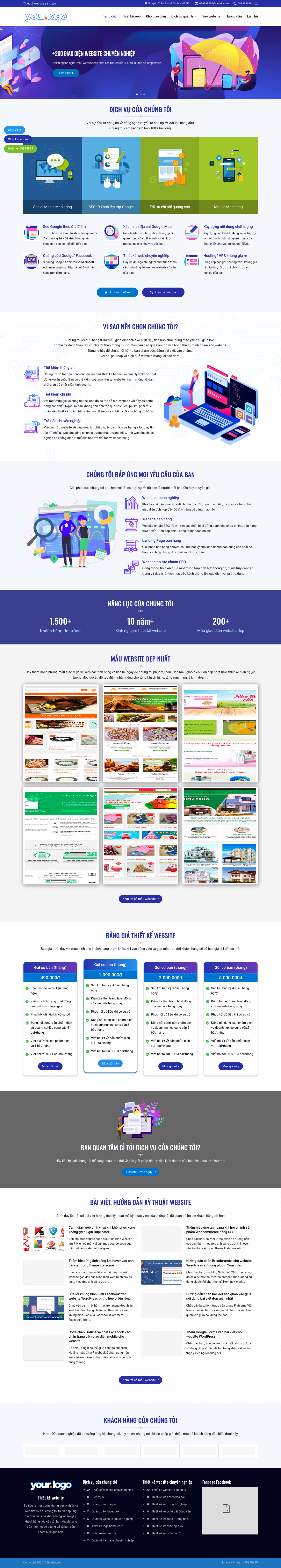 Công Ty Thiết Kế Website