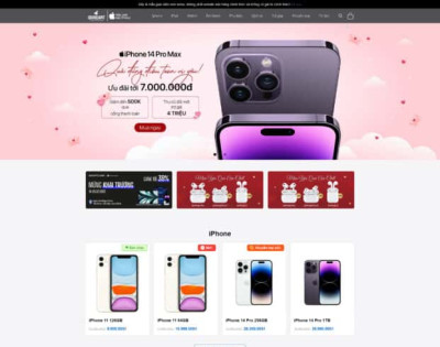 Shop Bán Điện Thoại Đẹp Giống Shopdunk