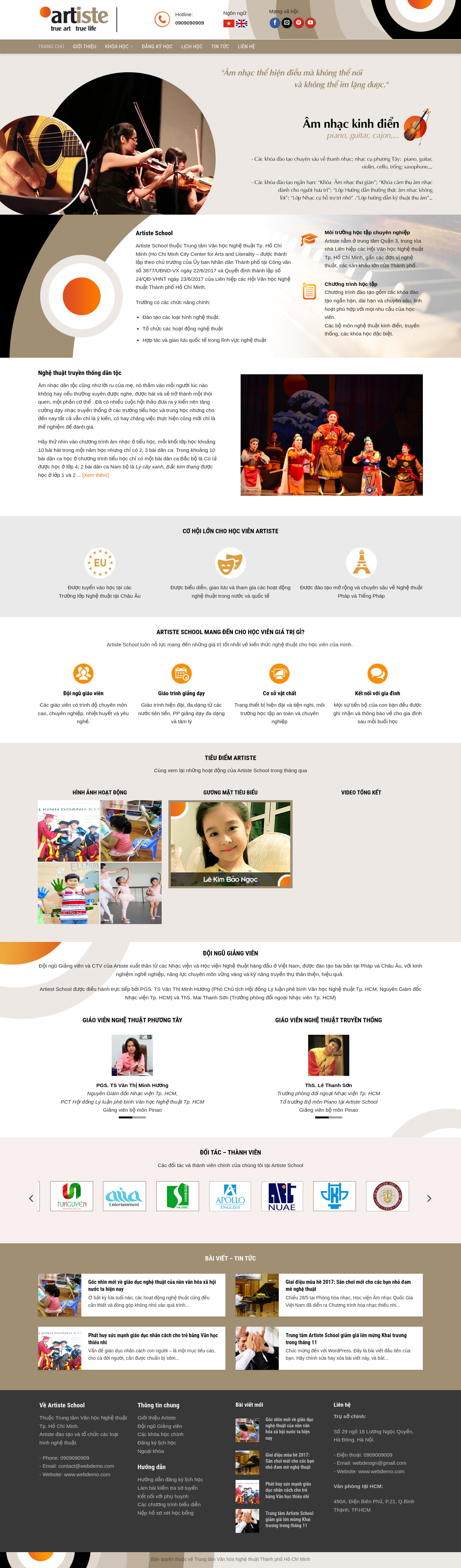 Giới Thiệu Artiste School