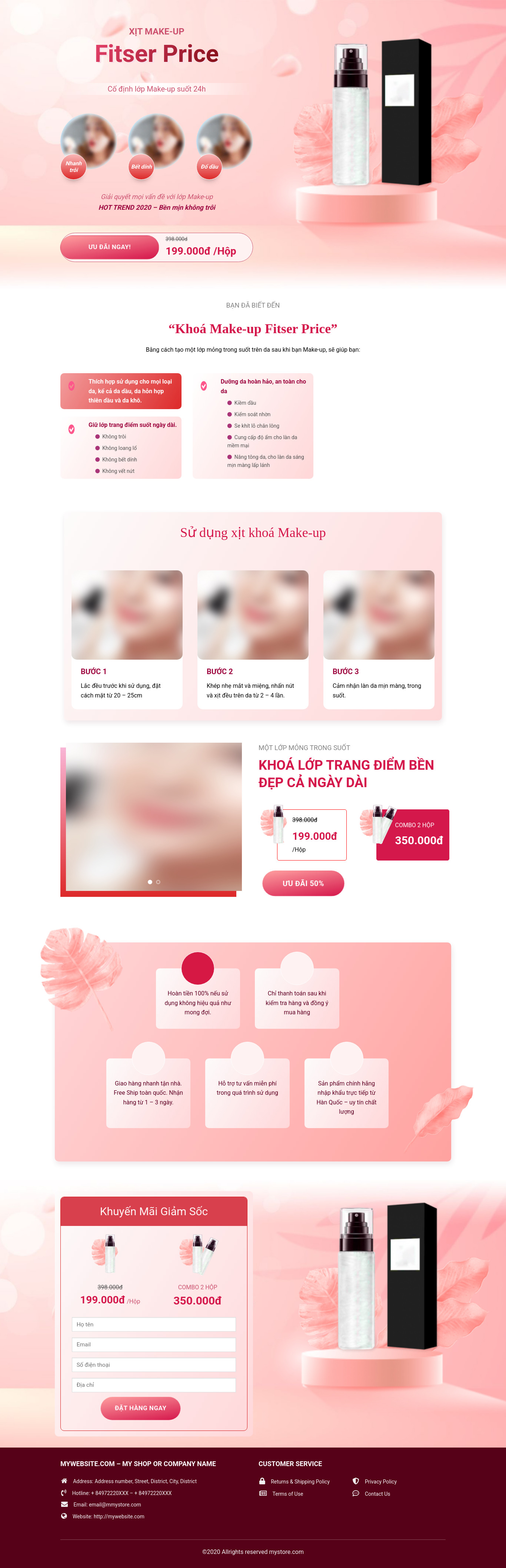 Xịt Makeup