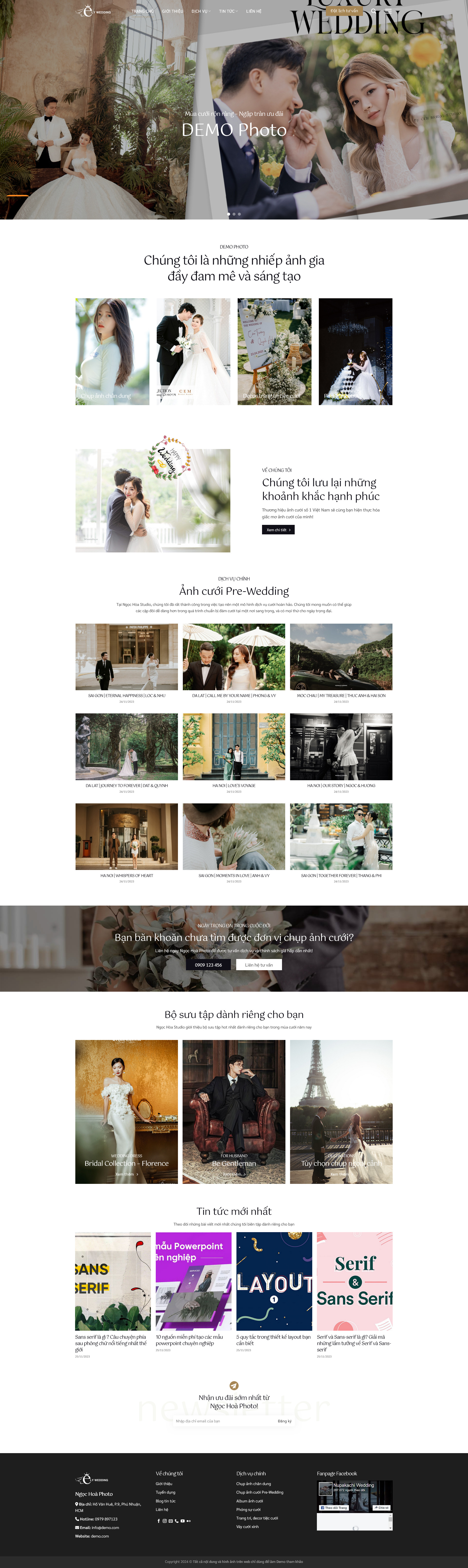 Web Studio Áo Cưới Đẹp