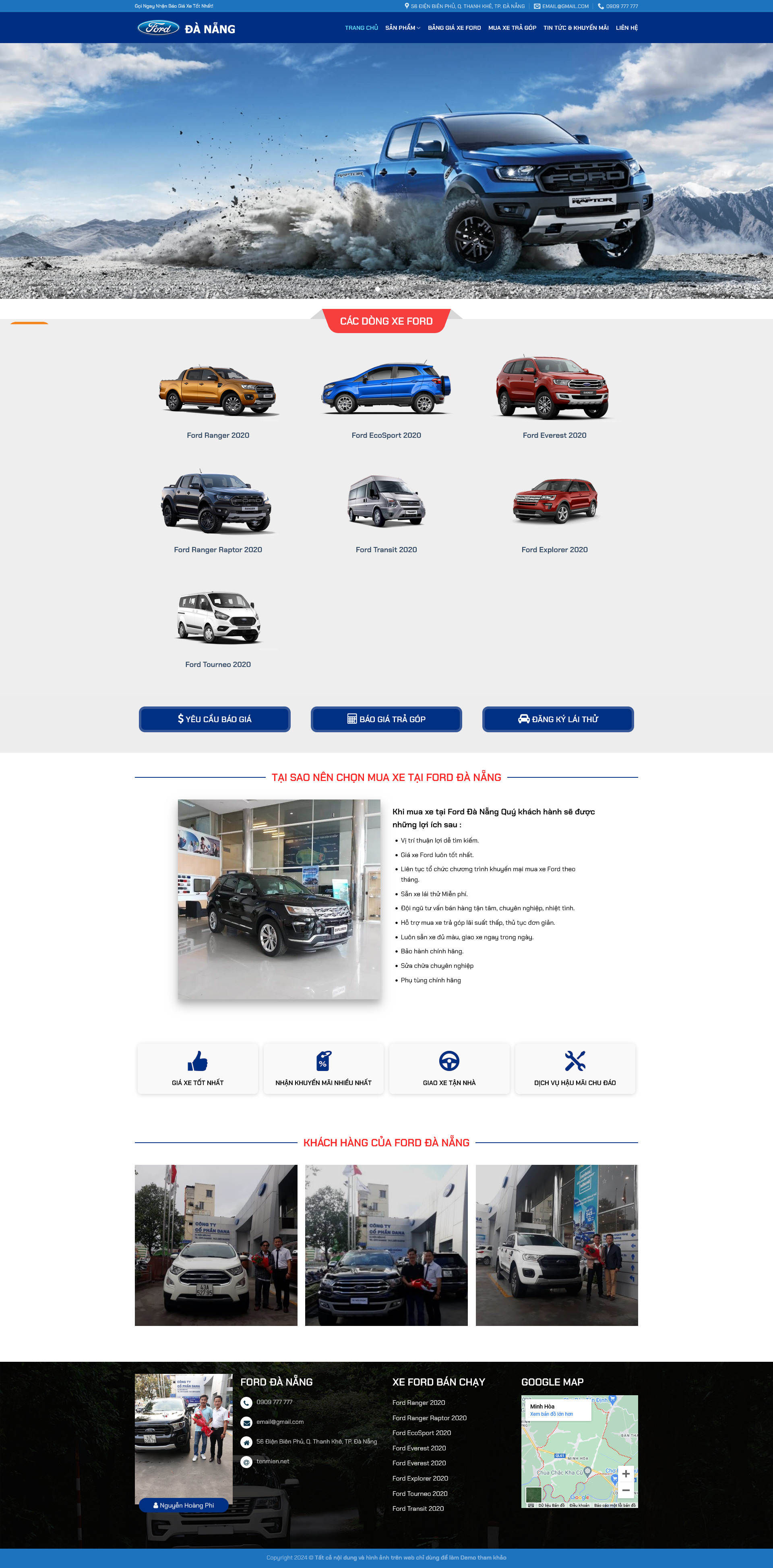 Showroom Ô Tô Ford Đà Nẵng
