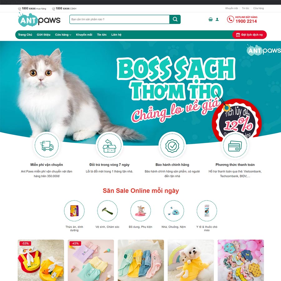 Bán Đồ Chơi, Thực Phẩm Thú Cưng 02
