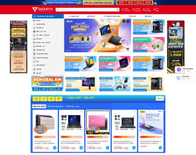 Bán Thiết Bị Máy Tính Laptop Giống Gearvn